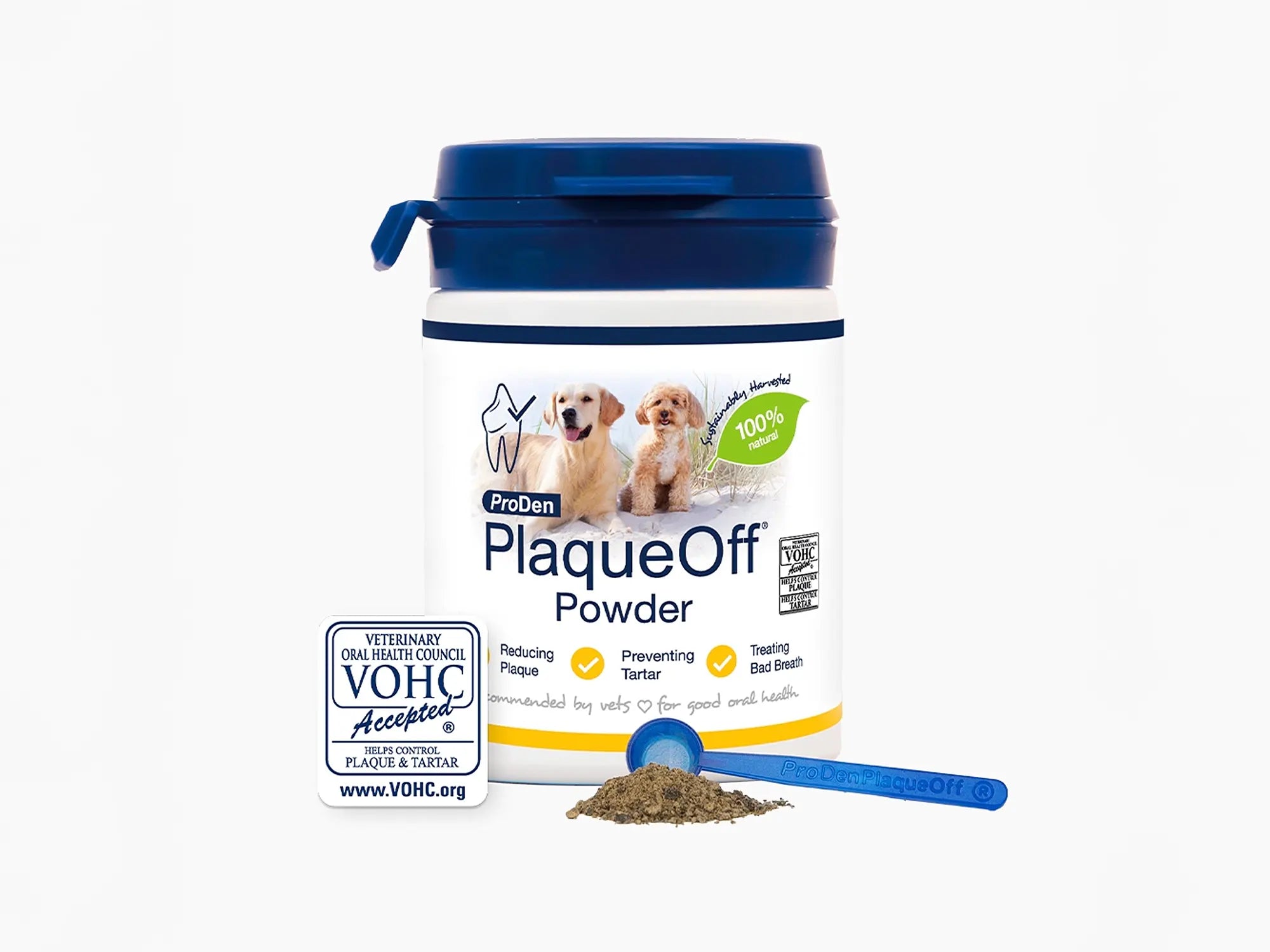 ProDen PlaqueOff® Powder for Dogs – 60g – all4pets